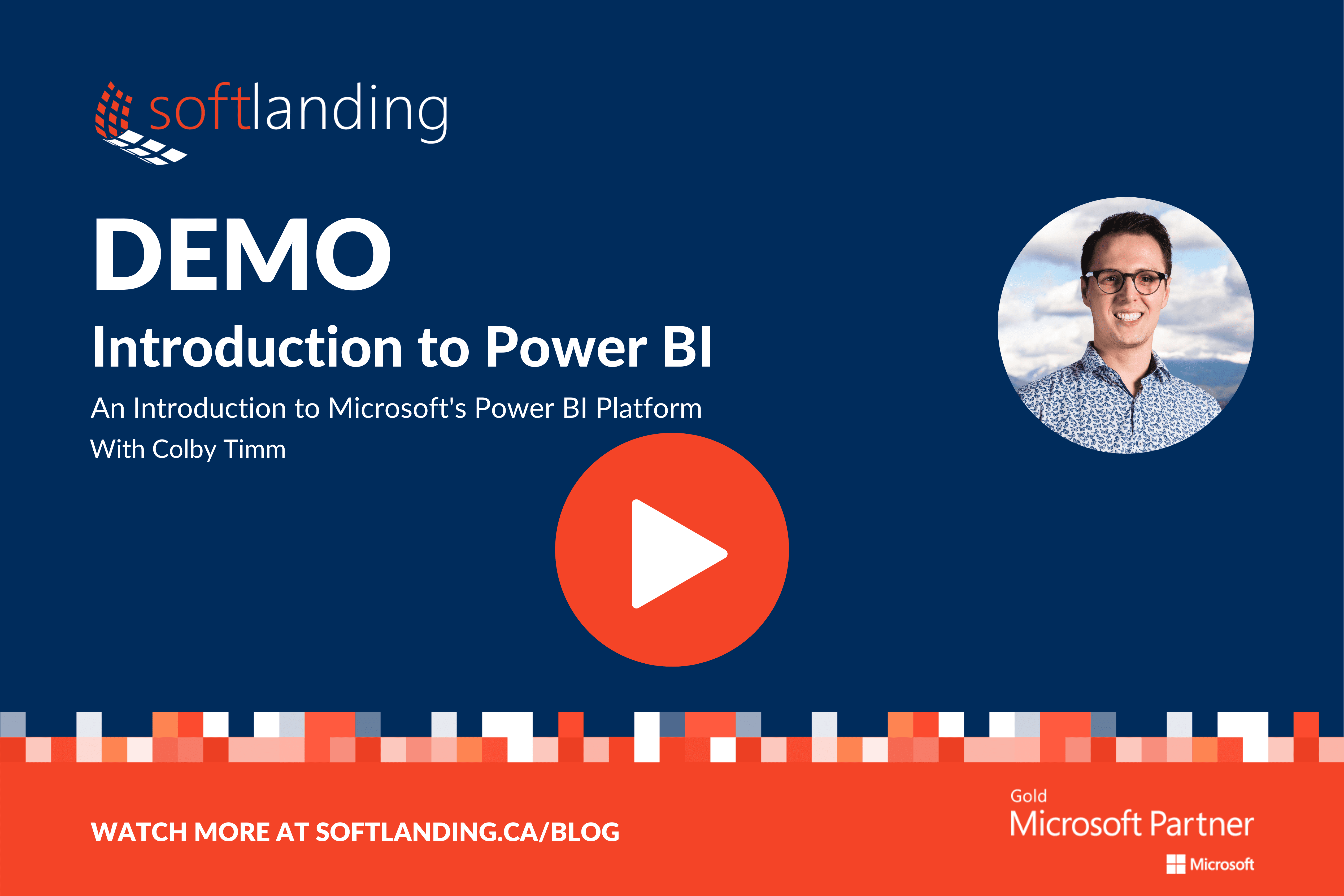 Intro to Power BI Banner play